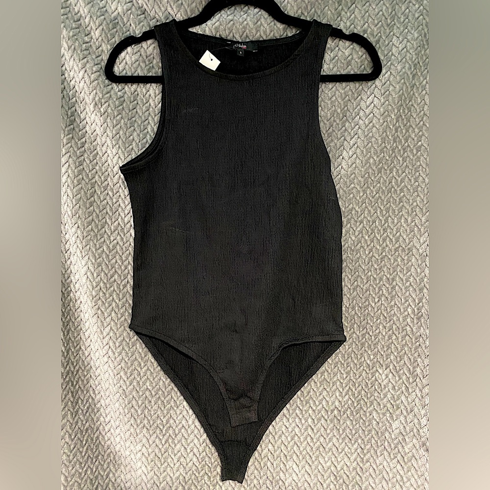 Francesca’s - Black Bodysuit - S
